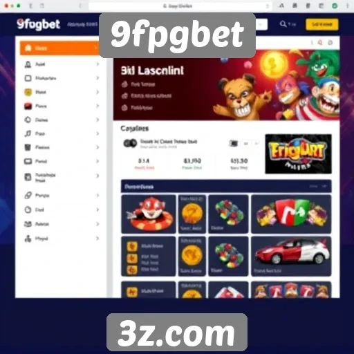 Navegabilidade e interface do site 9fpgbet